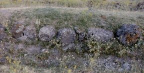 Some of the fencing is buried from years of existence.