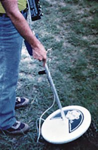 One of the White's Metal Detectors given to Ron by the company.