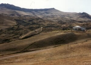 The visitors center about 1/4 mile above the ark