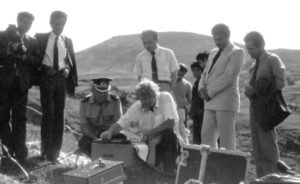 At the dedication ceremony, Ron took the radar to the ark and employed it for dignitaries at the request of Gov. Ekinci
