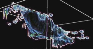 One of the 3D images from the 2014 eletrical resistivity cans