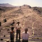 The pattern of iron lines in the site