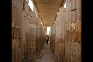 Inside the columned hallway (© Mary Nell Lee)