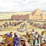 Conception of the complex where grain was sold to foreign nations